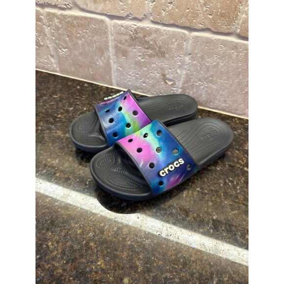 Crocs Classic Slide Out of this World Unisex M6 W8 EUC - Picture 2 of 9